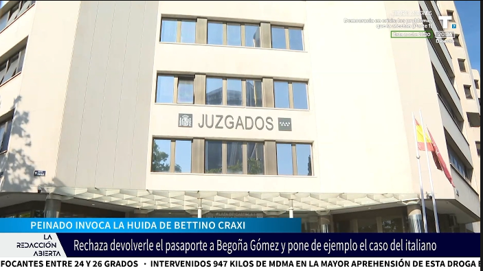 Peinado pide mantener la medidas cautelares contra Begoña Gómez