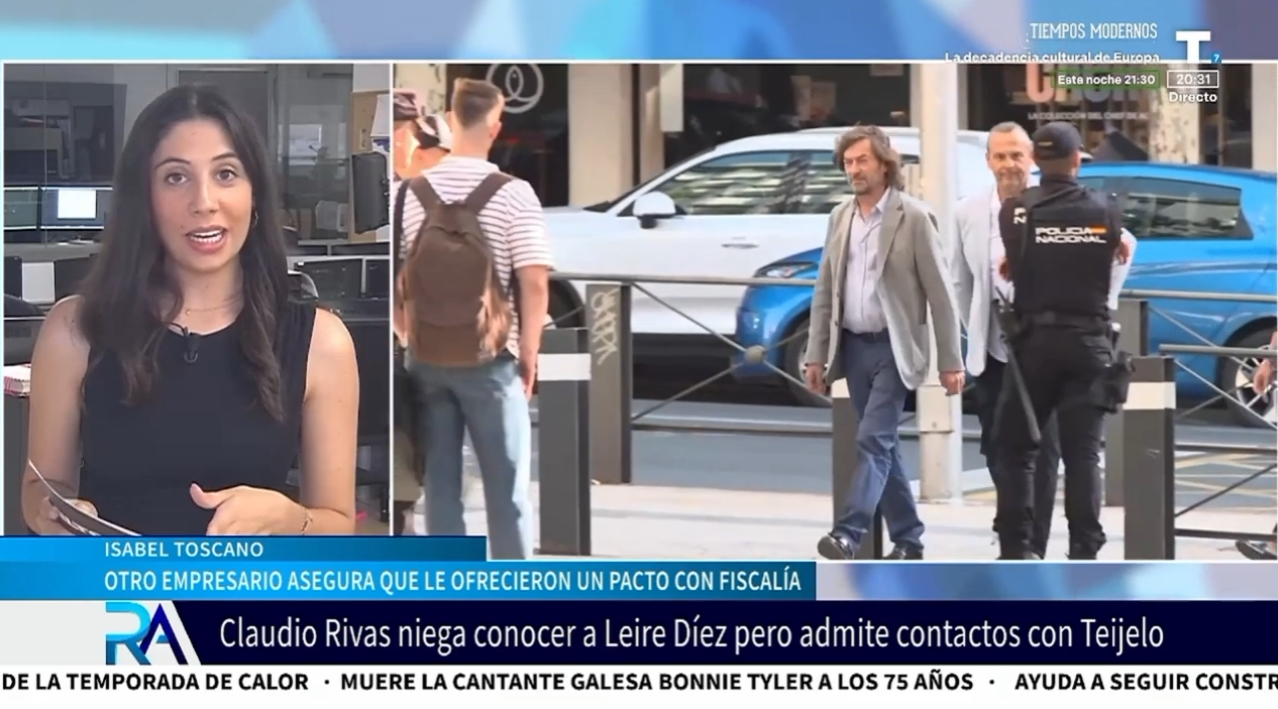 Claudio Rivas niega conocer a Leire Díez pero admite contactos con Teijelo