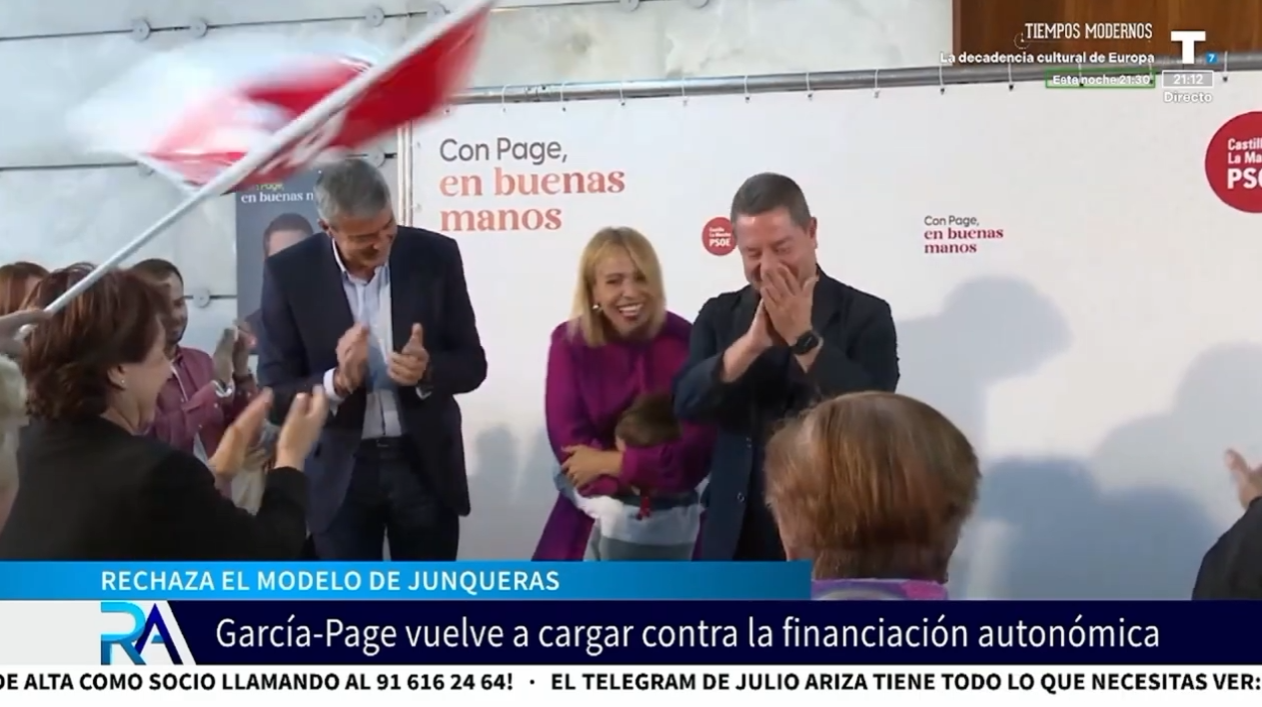 García-Page rechaza las exigencias de Junqueras y pide una Conferencia de Presidentes
