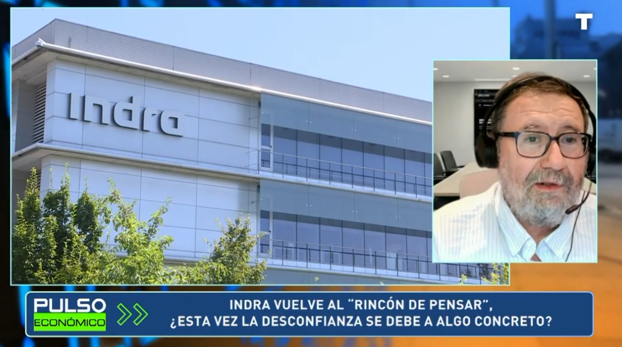 Indra, líder en pérdidas con un 4,33 abajo