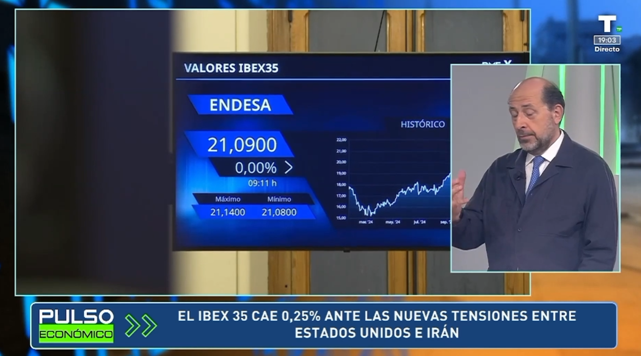 El Ibex 35 cae 0,25% ante las nuevas tensiones entre Estados Unidos e Irán