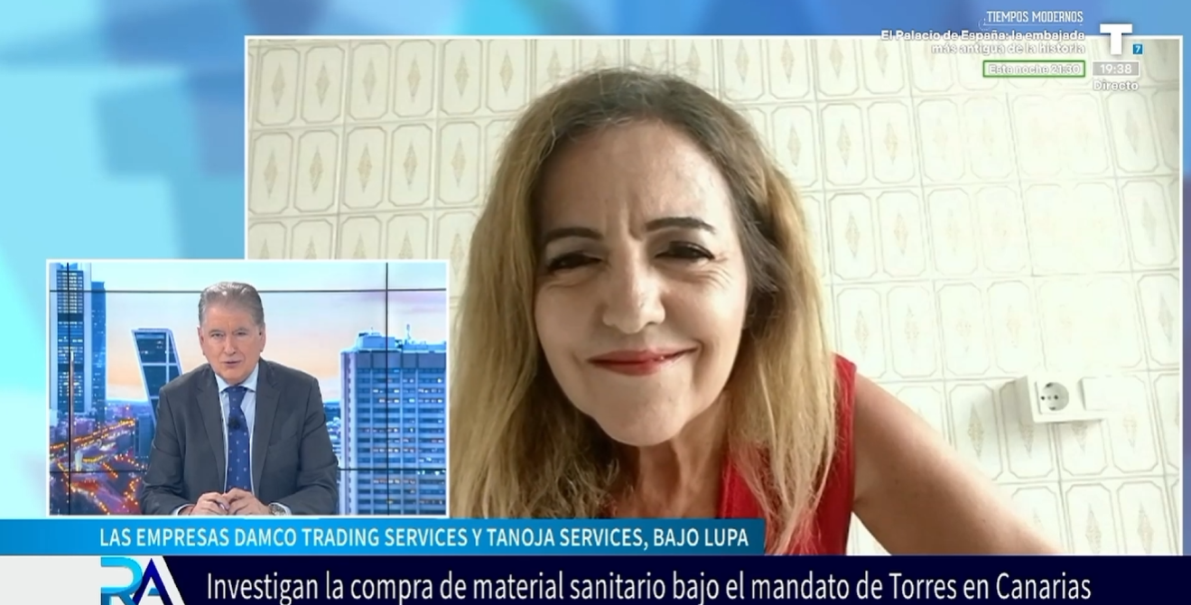 La periodista María Montero nos cuenta qué pasó con el dinero de las mascarillas de Canarias
