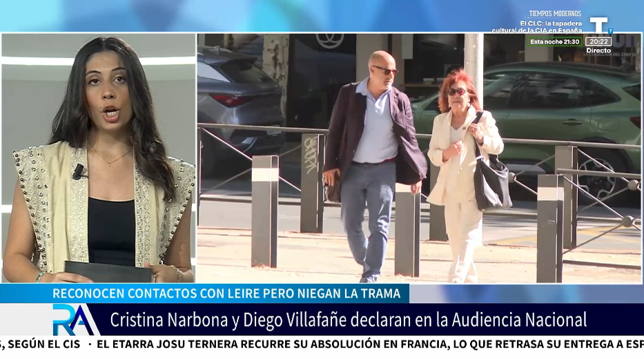 Narbona y Villafañe reconocen contactos con Leire pero niegan haber participado en la trama