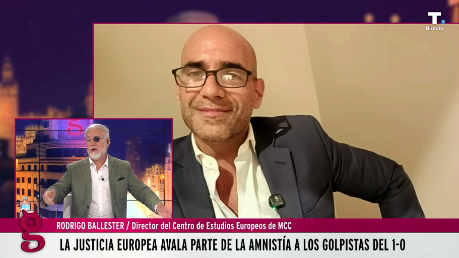 Rodrigo Ballester compara la situación de la amnistía con la situación en Hungría y Polonia