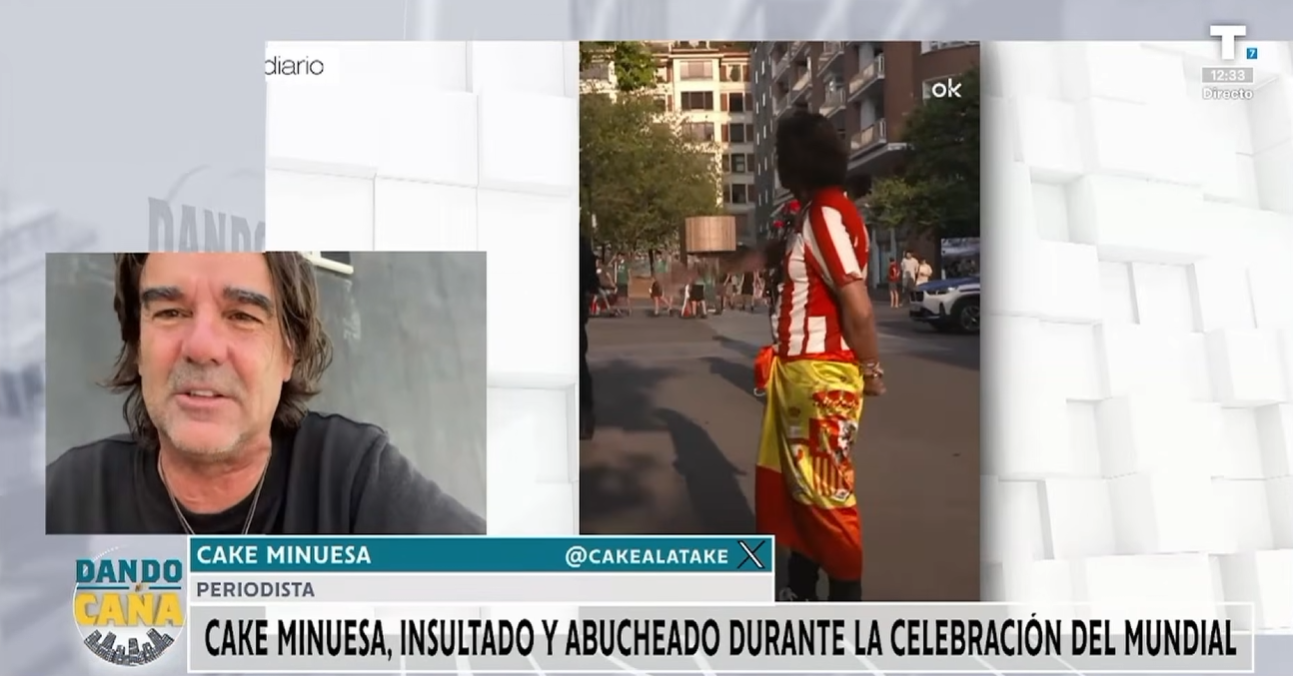 Cake Minuesa, abucheado, insultado y escupido por celebrar la victoria de España