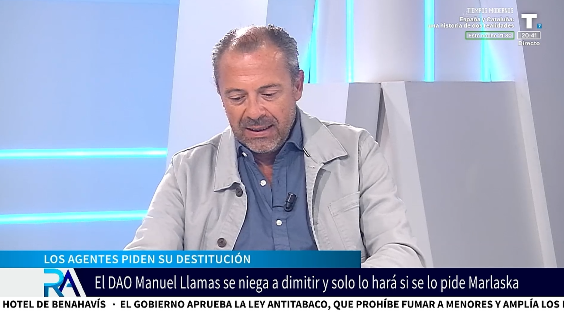 José Virgilio Menéndez ‘lee la cartilla’ al DAO Manuel Llamas por no querer dimitir