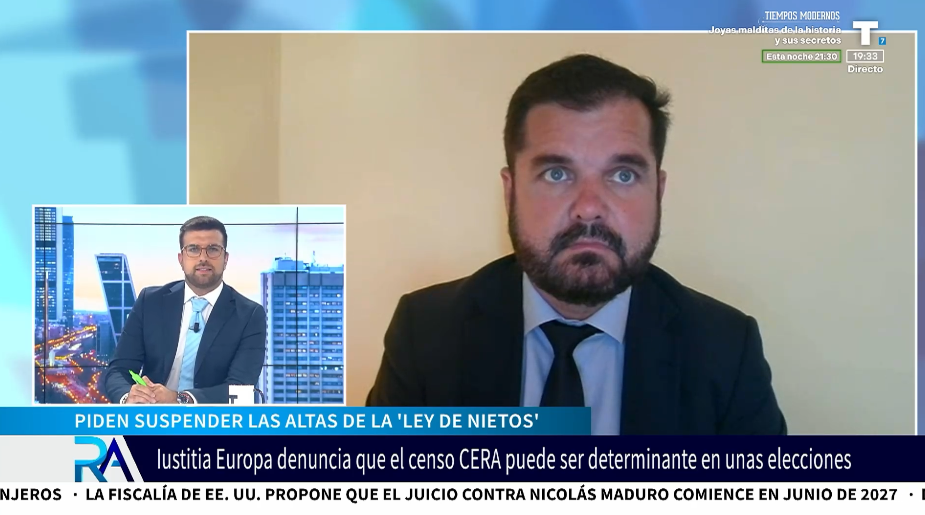 Iustitia Europa pide al Supremo que suspenda las altas en el censo por la ‘Ley de Nietos’