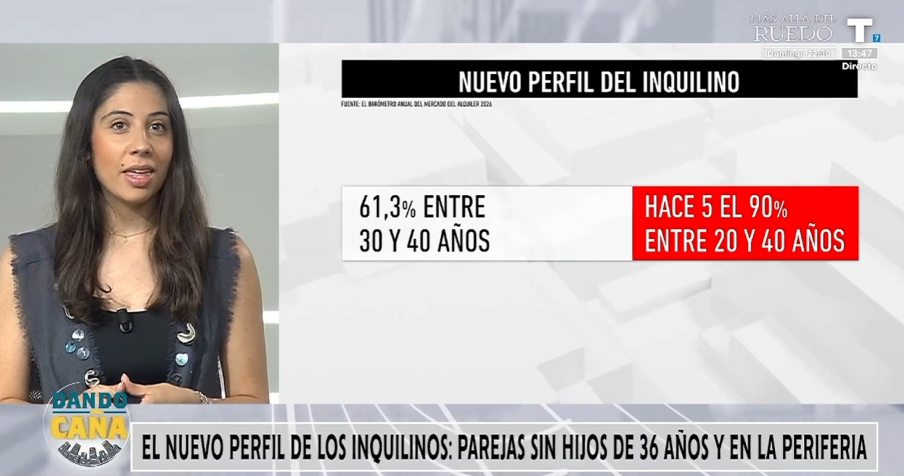 Los nevos inquilinos son parejas de hijos de 36 años y en la periferia