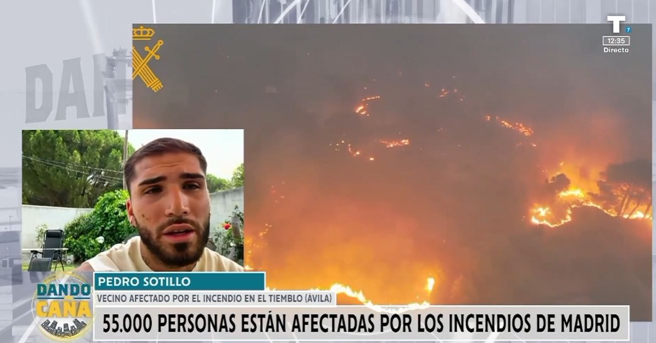 55.000 personas están afectadas en Madrid por los incendios