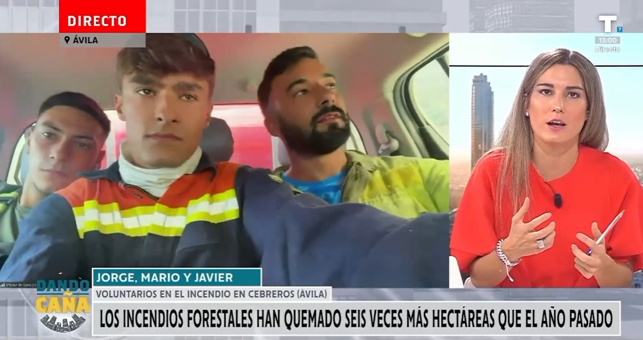 Hablamos con tres voluntarios que ayudaron a extinguir el incendio de Ávila