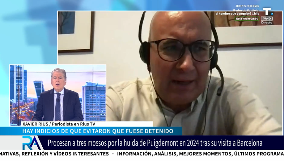 Xavier Rius: «Los Mossos nunca pillan a nadie, se fuga todo el mundo: terroristas, Puigdemont…»