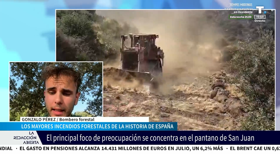 Gonzalo Pérez, bombero forestal: «El monte se limpia en invierno y se necesitan más recursos»