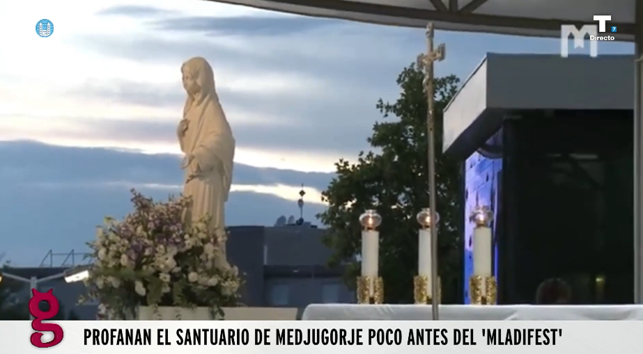 Detienen a un hombre acusado de incendiar el altar y vandalizar imágenes de la Virgen