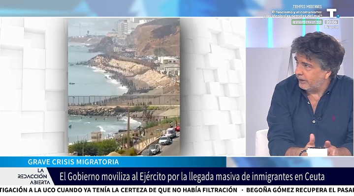 El Gobierno envía al Ejército a Ceuta. Mario Garcés: «Como no nos respeta nadie, está ocurriendo esto»