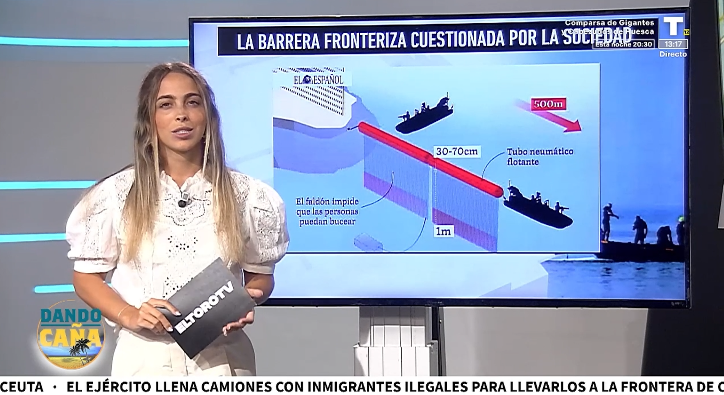 El Gobierno abandona a los ceutíes y solo pondrá unas boyas de contención
