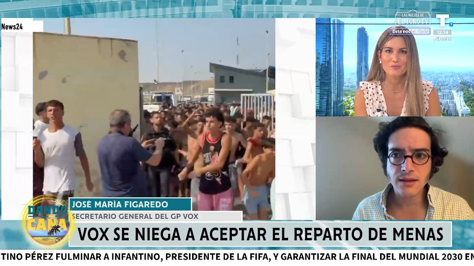VOX se opone al reparto de menas
