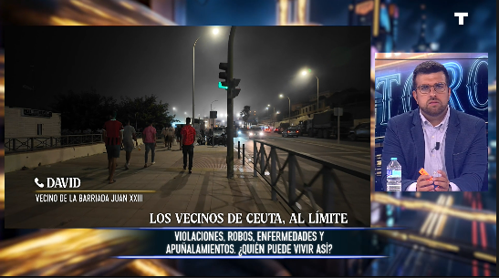 David, vecino ceutí: «Tendré que salir con los pies por delante, pero de aquí no me muevo»