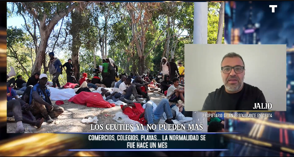 Jalid, vecino ceutí: «Necesitamos que el Gobierno evite una guerra civil»
