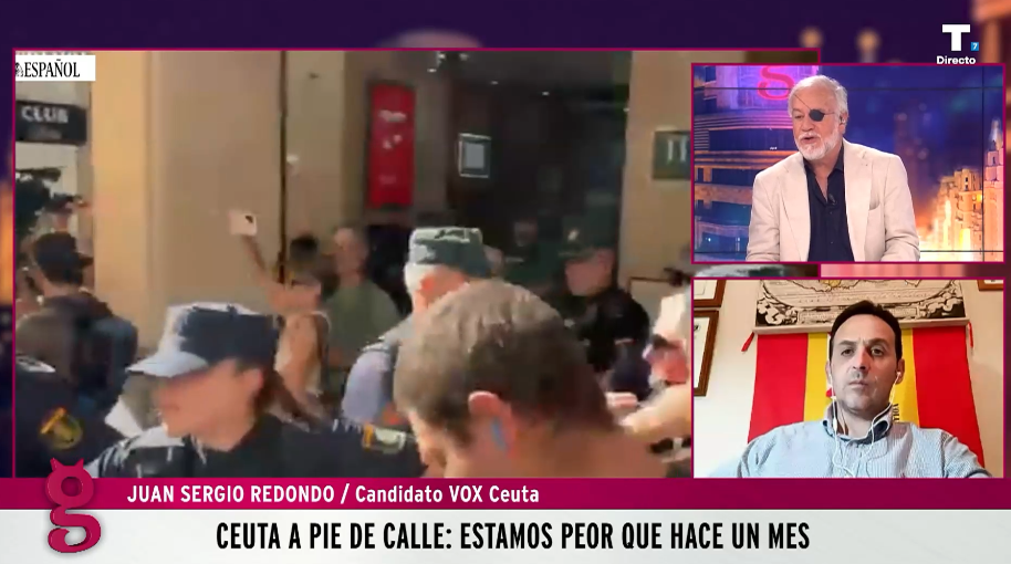 Juan Sergio Redondo define las calles de Ceuta como ‘favelas’