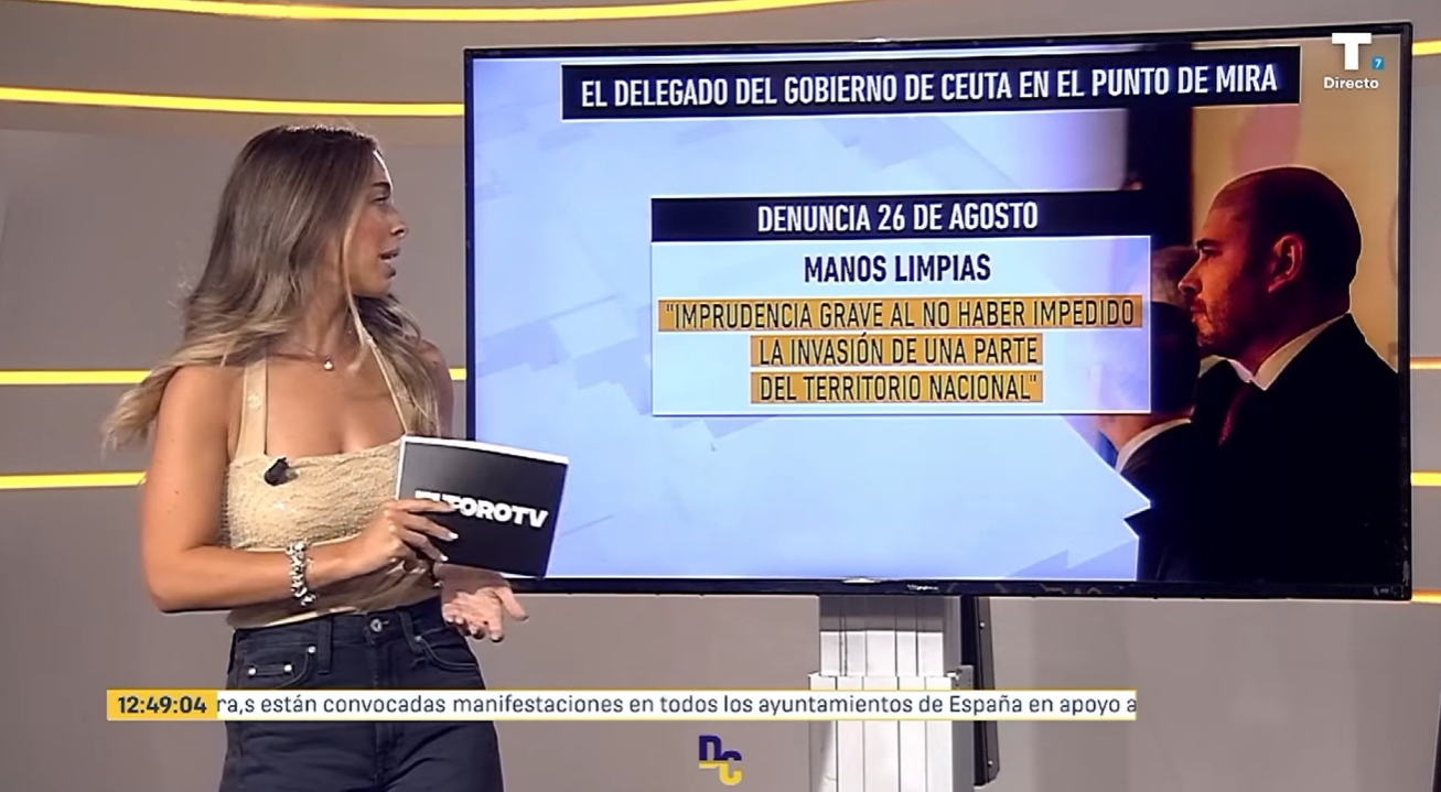 Abren diligencias al delegado del Gobierno en Ceuta por no actuar ante el salto masivo