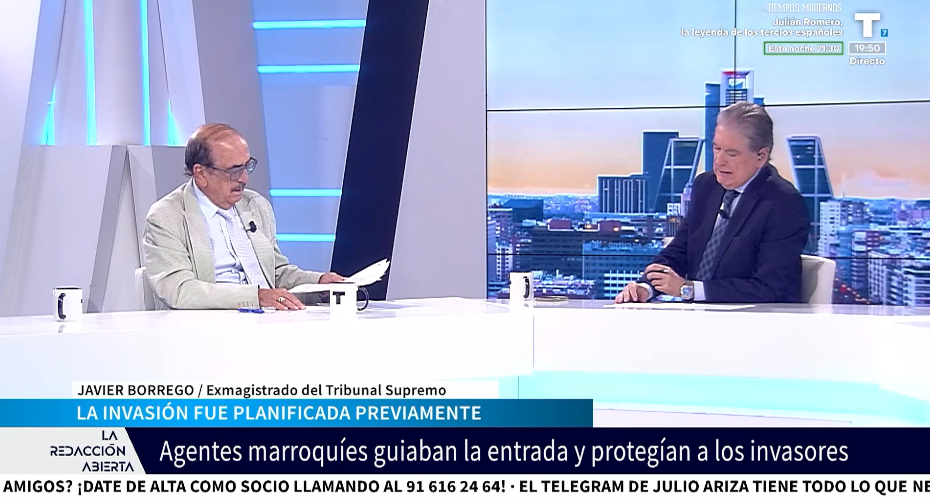 Javier Borrego: «Las fronteras se protegen»