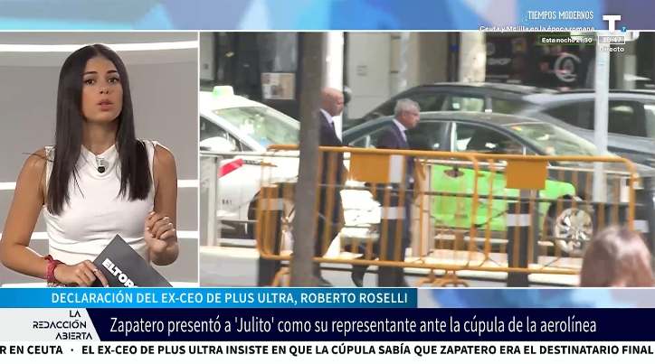 Zapatero presentó a ‘Julito’ Martínez como su representante ante Plus Ultra