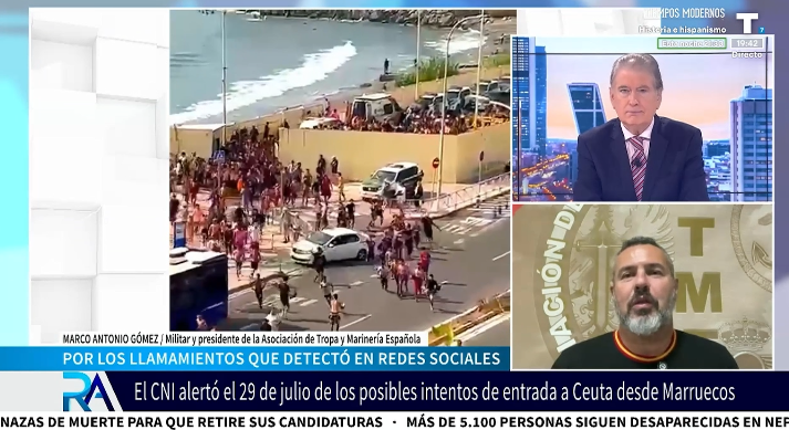Marco Antonio Gómez (ATME): «Los militares sufren agresiones todos los días en Ceuta»