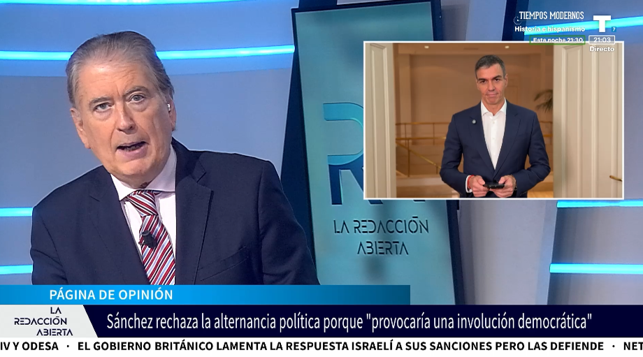 Sánchez, se desnuda ante los españoles: «La alternancia provocaría una involución democrática»