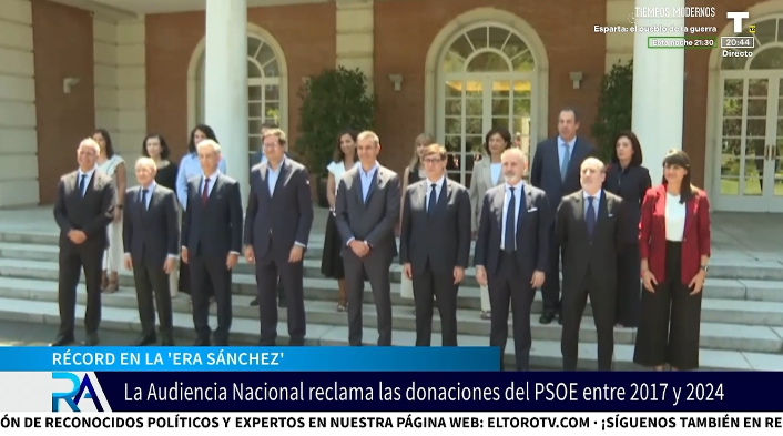 La Audiencia Nacional investiga las donaciones al PSOE durante el mandato de Sánchez