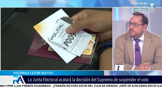 La Junta Electoral acata la decisión del Supremo de suspender la ley de nietos