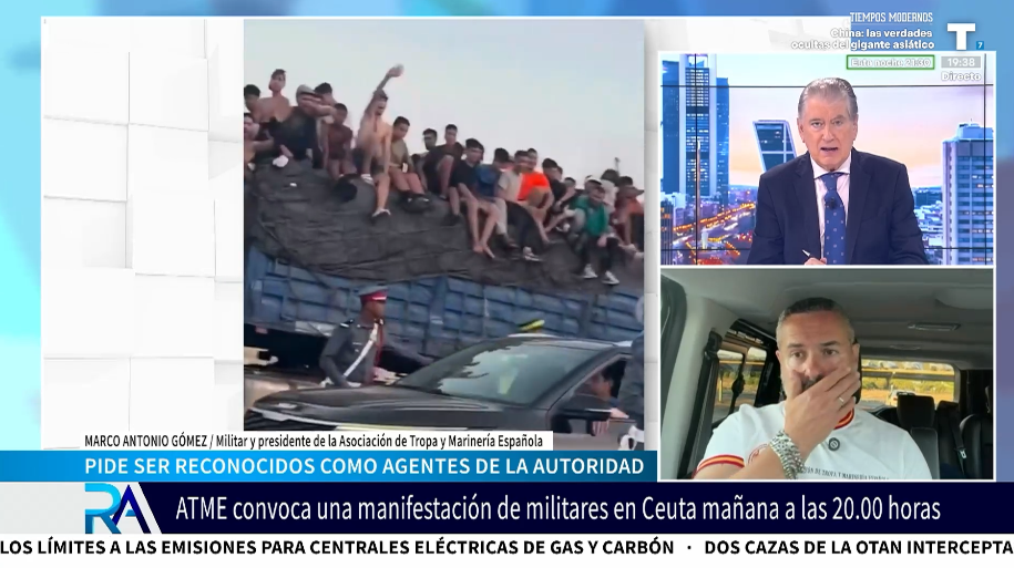 Los militares se manifiestan este miércoles 16 de septiembre en Ceuta