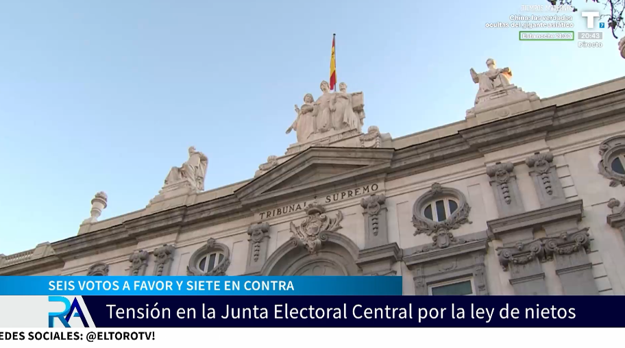 ¿Qué pasó durante la reunión de la Junta Electoral sobre la ley de nietos?