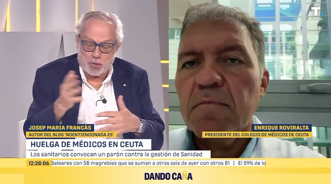 Los sanitarios ceutíes convocan un parón por la mala gestión de Mónica García