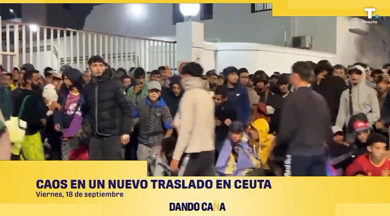 Cargas policías en nuevo traslado de los invasores de Ceuta