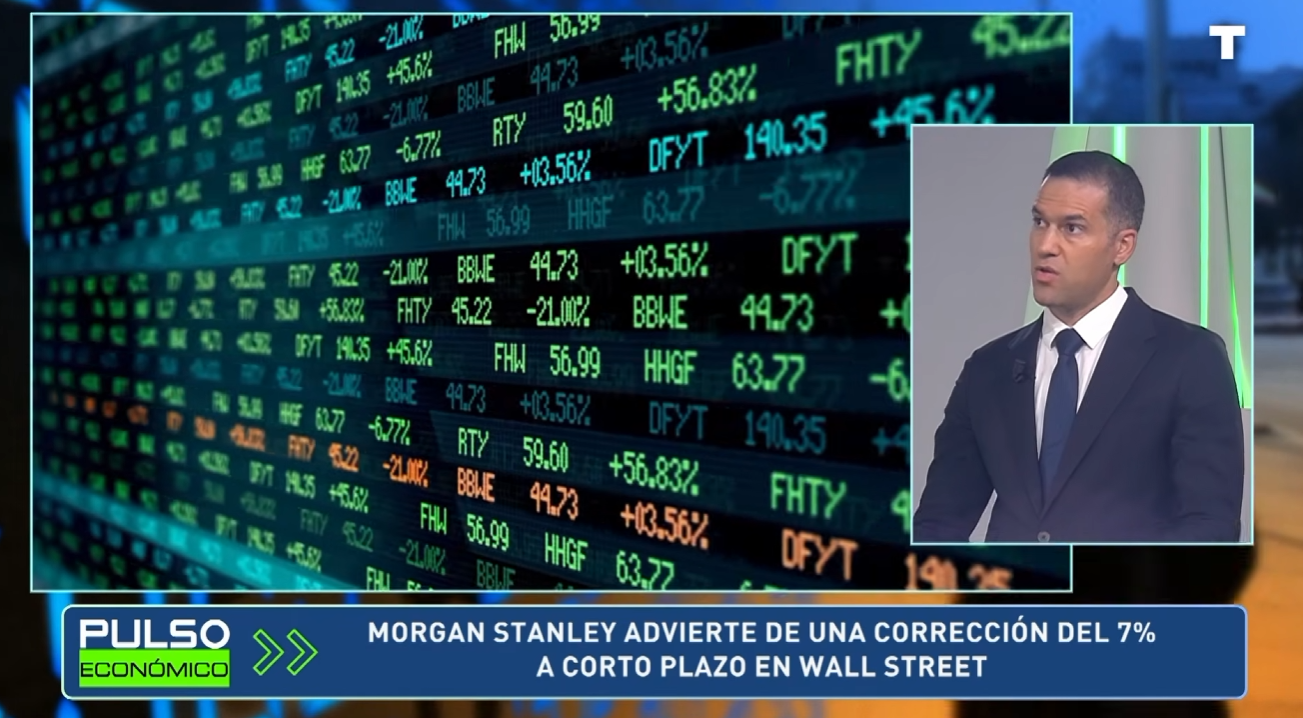 Morgan Stanley alerta de una caída del 7% en Wall Street a corto plazo