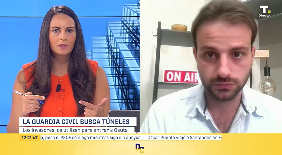 La Guardia Civil busca túneles por lo que entran los ilegales en Ceuta