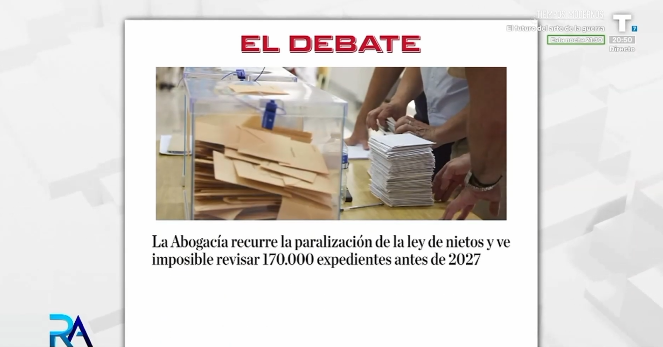 Admiten que no pueden revisar los 170.000 expedientes de la ley de nietos antes de 2027