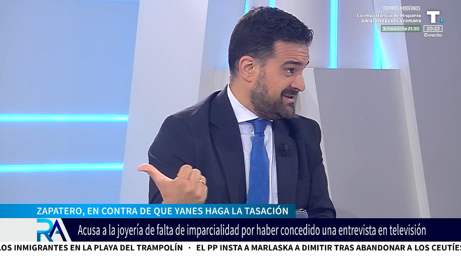 David Gómez: «Las joyas a Zapatero no es un regalo personal, es un regalo por ser presidente»