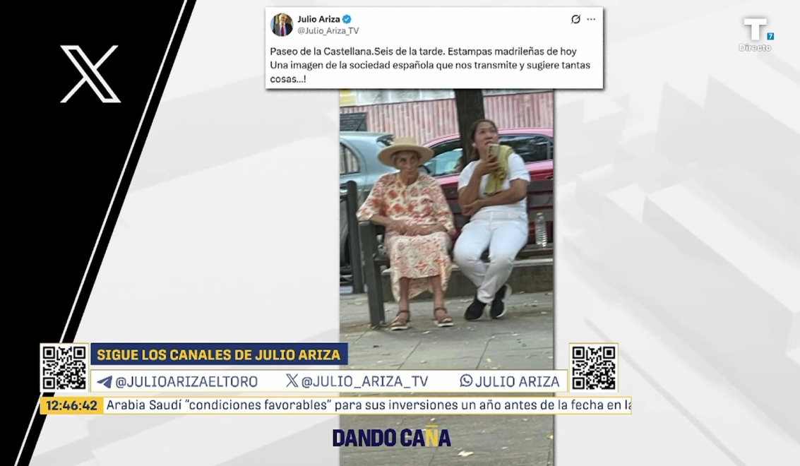 Julio Ariza explota contra la fotografía invasora y multicultural de España