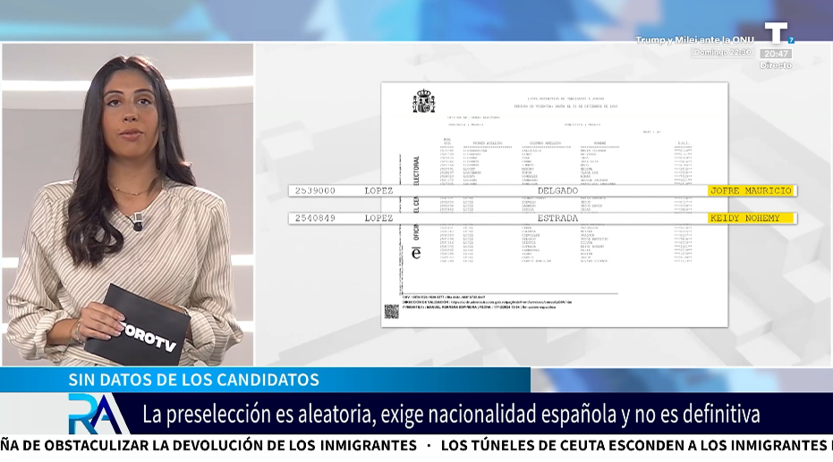 Apellidos norteafricanos e iberoamericanos: así es la lista para el jurado de Begoña Gómez