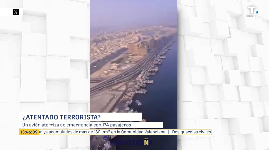 Intento de ataque terrorista en un avión Dubái-Tel Aviv