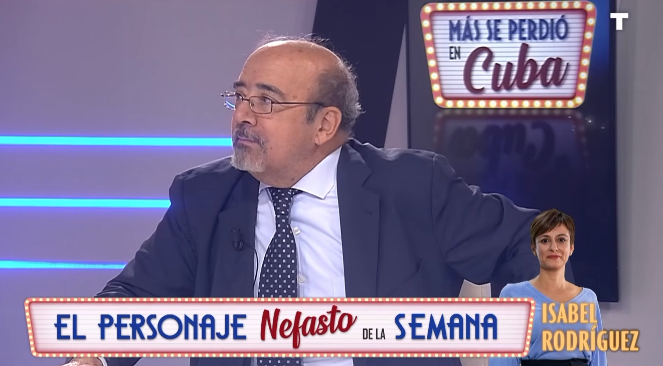 EL PERSONAJE NEFASTO DE LA SEMANA: Isabel Rodríguez porque «nunca ha aportado nada»