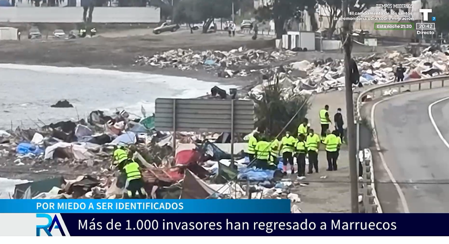 Invasores están volviendo voluntariamente a Marruecos para no ser identificados