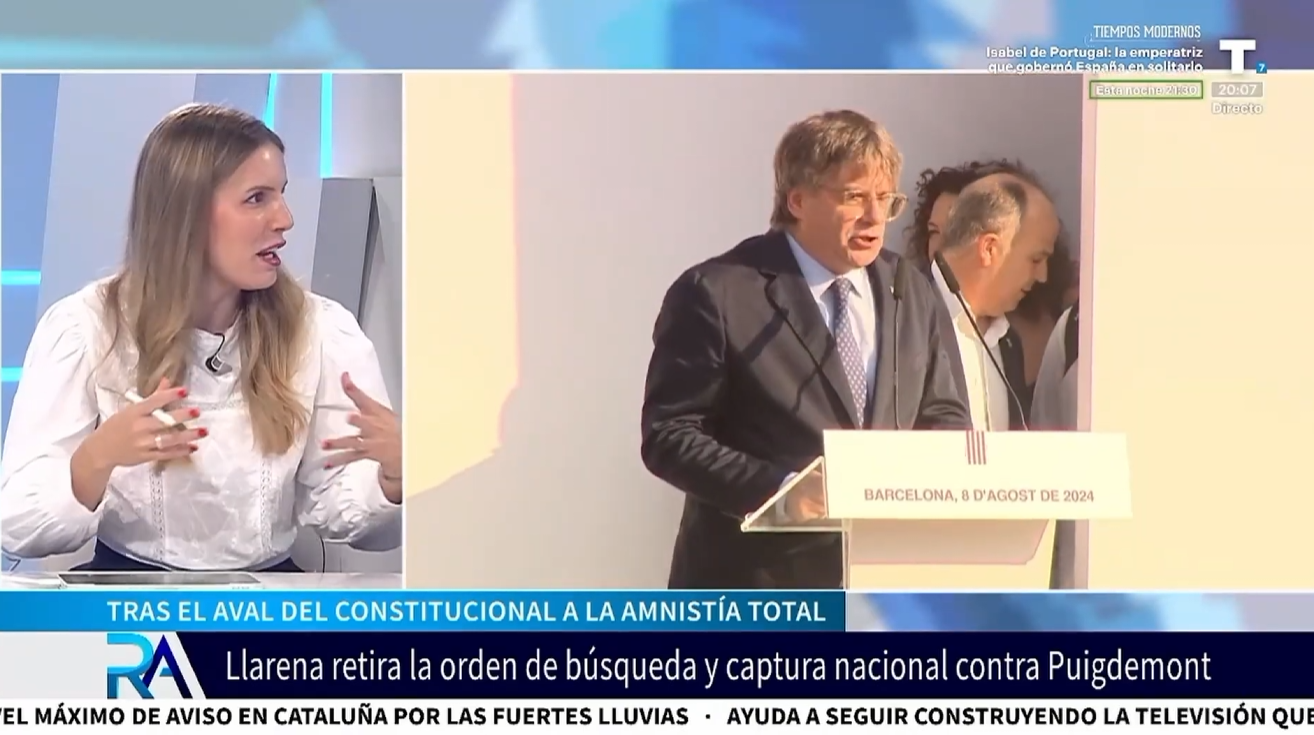 Elisa Vigil: «Puigdemont debería estar en prisión por haber dado un golpe de Estado»