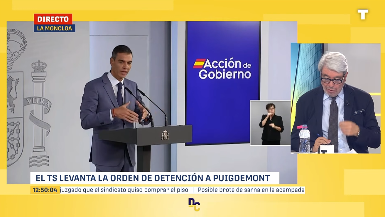 El Tribunal Supremo levanta la orden de detención a Puigdemont
