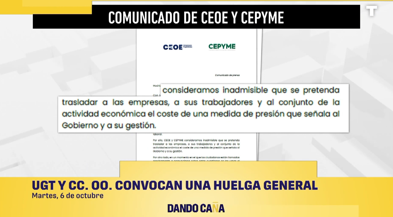 Los sindicatos convocan ahora huelga general tras 8 años callados y SUBVENCIONADOS