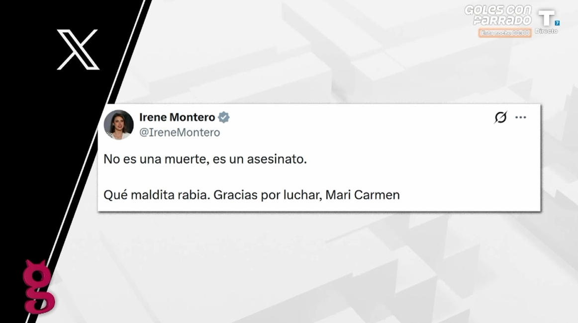 La izquierda se pone de acuerdo y tilda de «asesinato» la muerte de Maricarmen