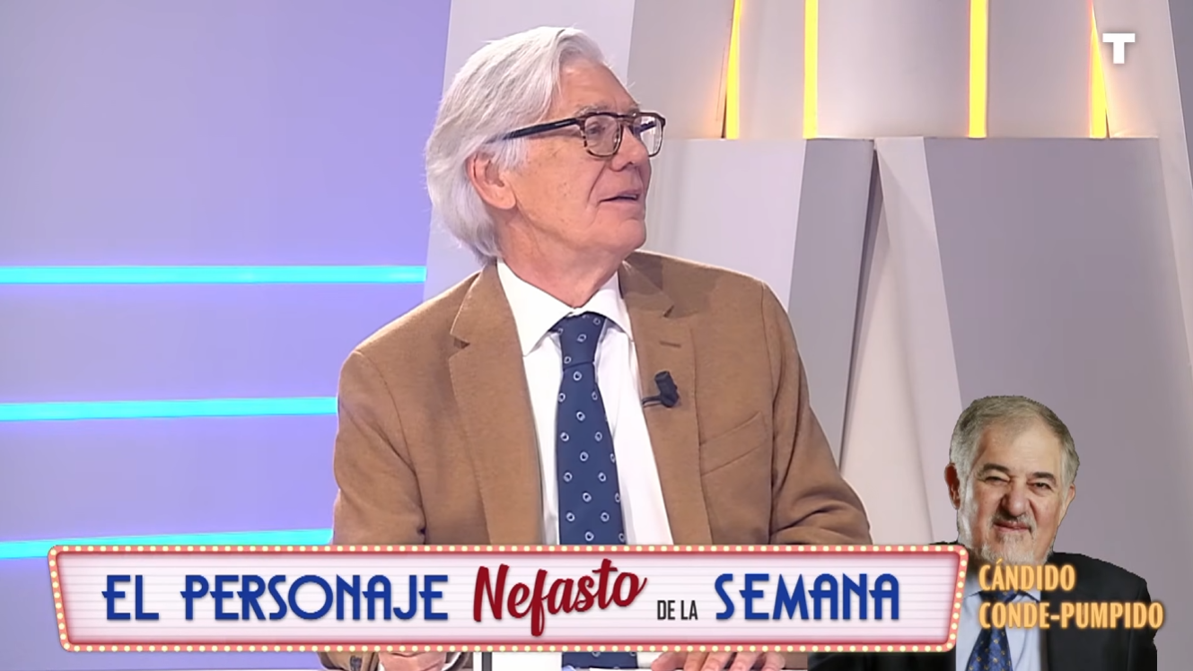 EL PERSONAJE NEFASTO DE LA SEMANA: «Conde-Pumpido por ser un instrumento de Sánchez»