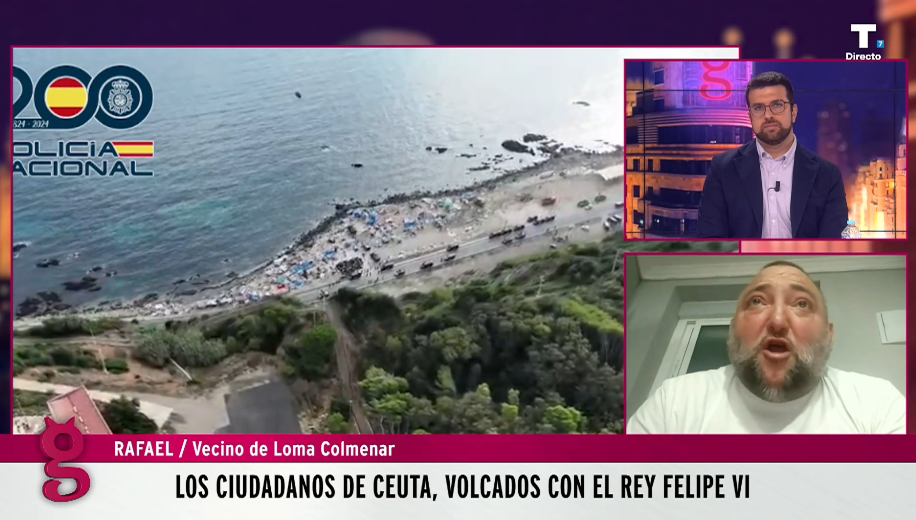Vecino ceutí: “La visita de Felipe VI la necesitábamos, pero los invasores siguen en las calles”