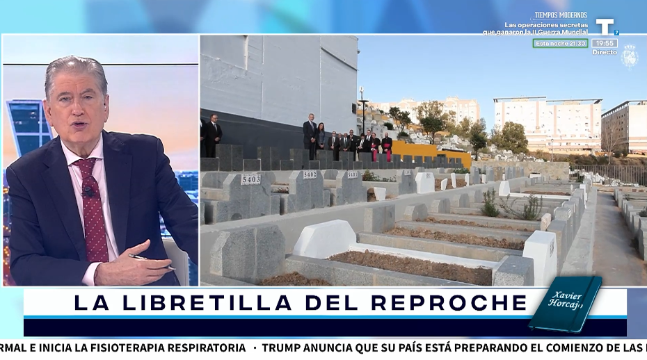 La libretilla del reproche de Xavier Horcajo: ‘Los Reyes no deberían visitar un cementerio musulmán’